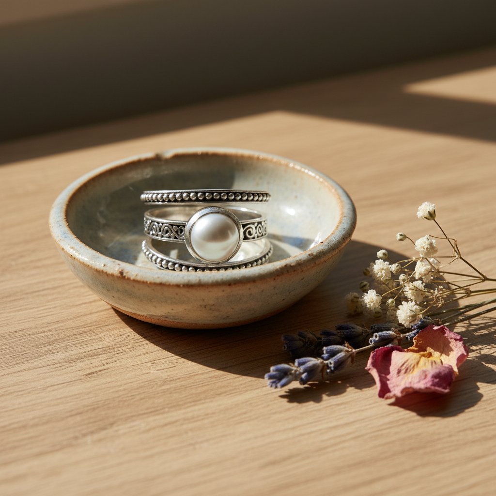 Vionnet Silver Ring