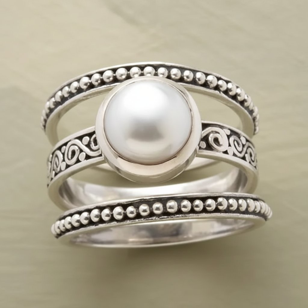 Vionnet Silver Ring
