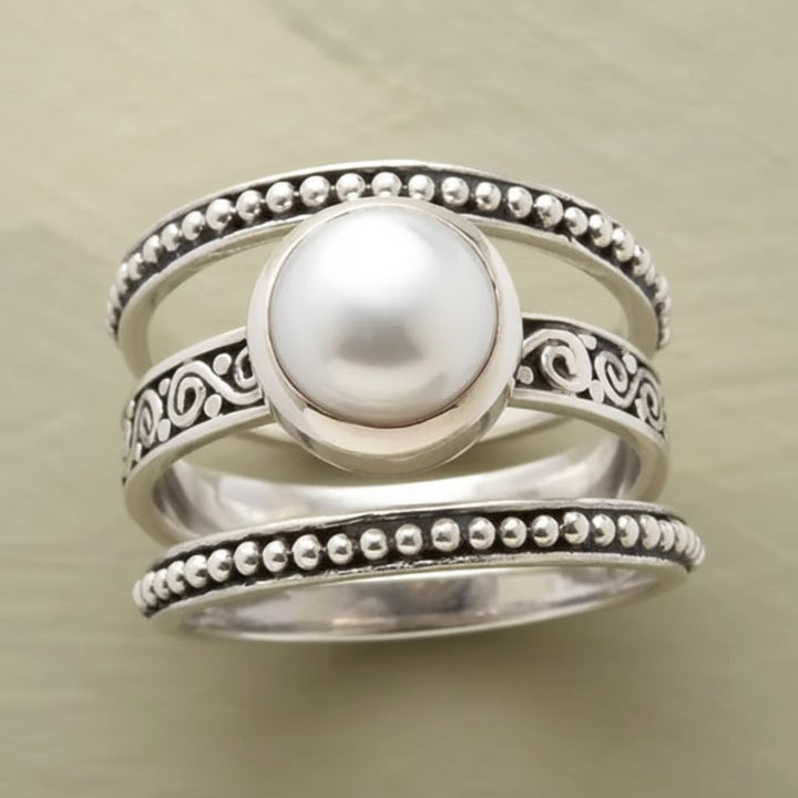Vionnet-zilveren ring