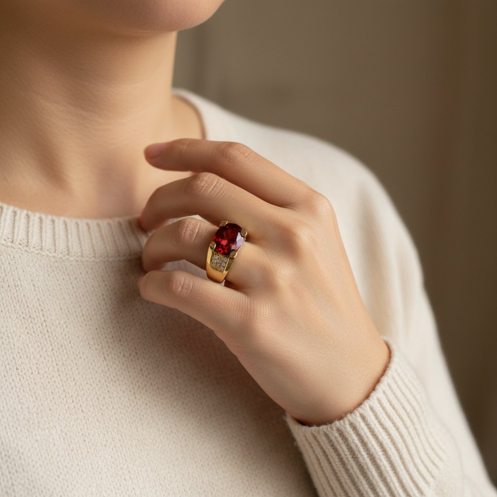 Iliana Ruby Ring