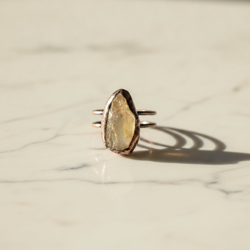 Yvaine Citrine Ring
