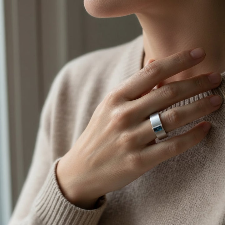 Orabel zilveren ring