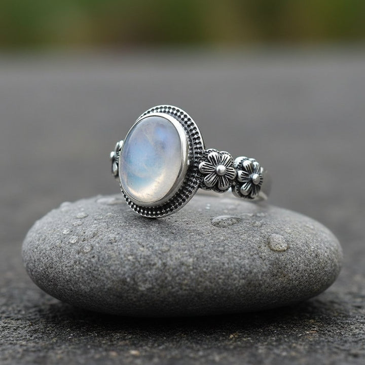 Rosaline Moonstone Ring