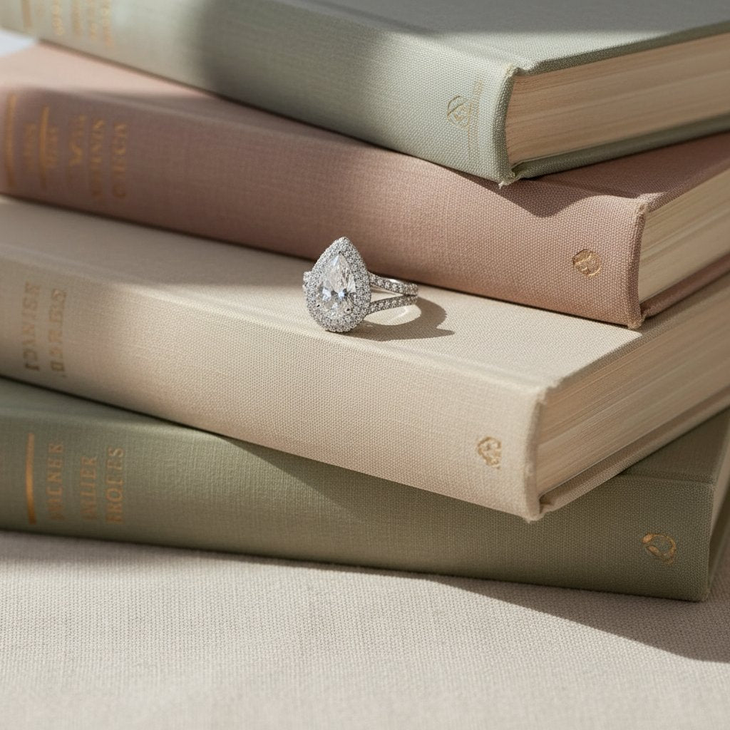 Rosaline-kristallen ring