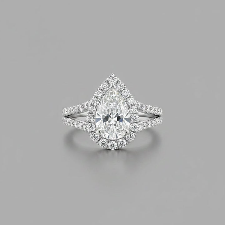 Rosaline-kristallen ring