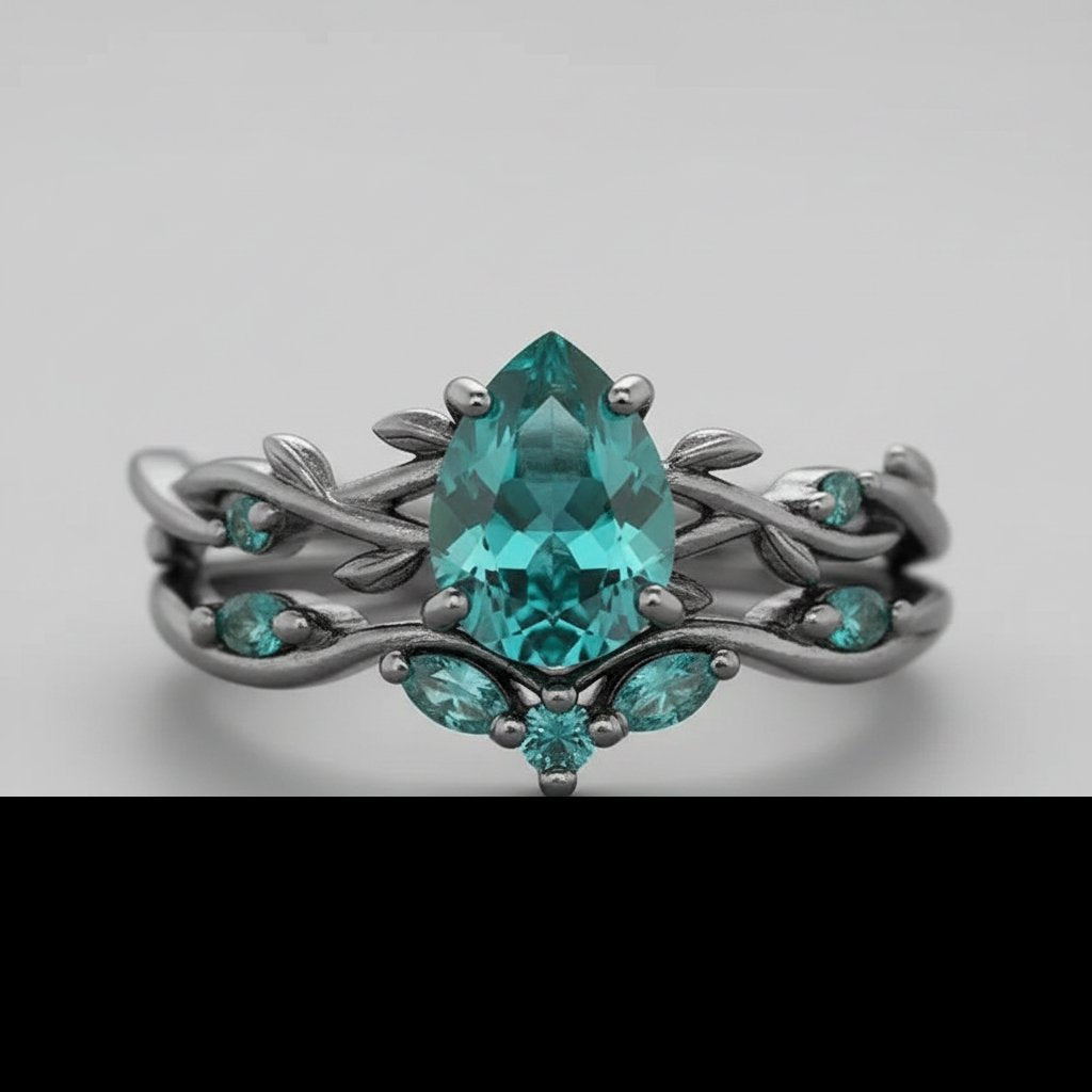 Mirabelle-ring met smaragd
