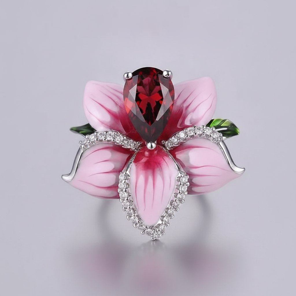 Celestine Crystal Ring