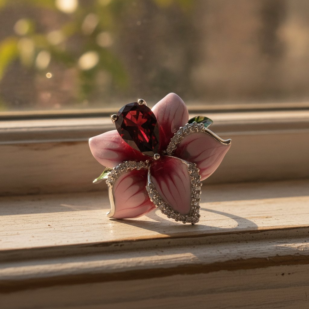 Celestine Crystal Ring