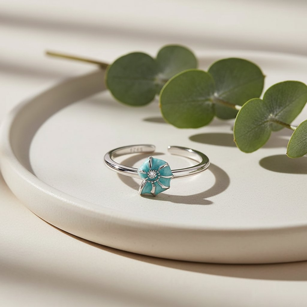 Zelie Aquamarine Ring
