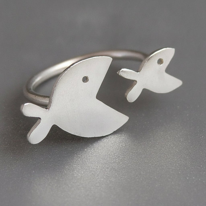 Cerise Minimalist Ring