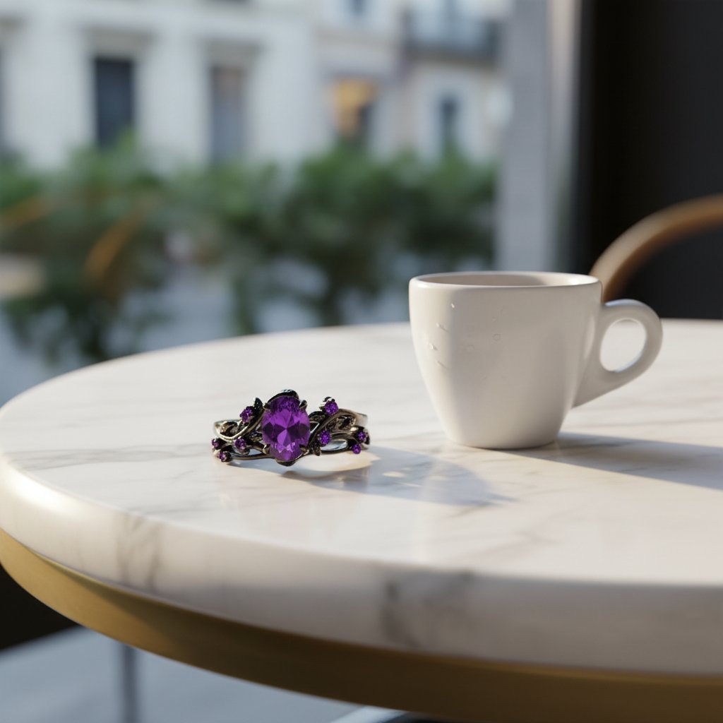 Faye Amethyst Ring