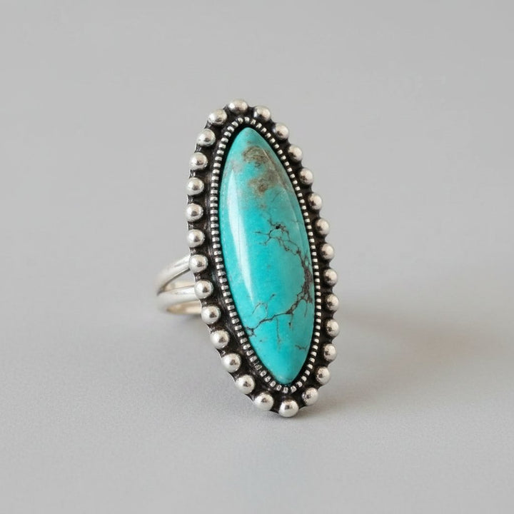 Marguerite Turquoise Ring