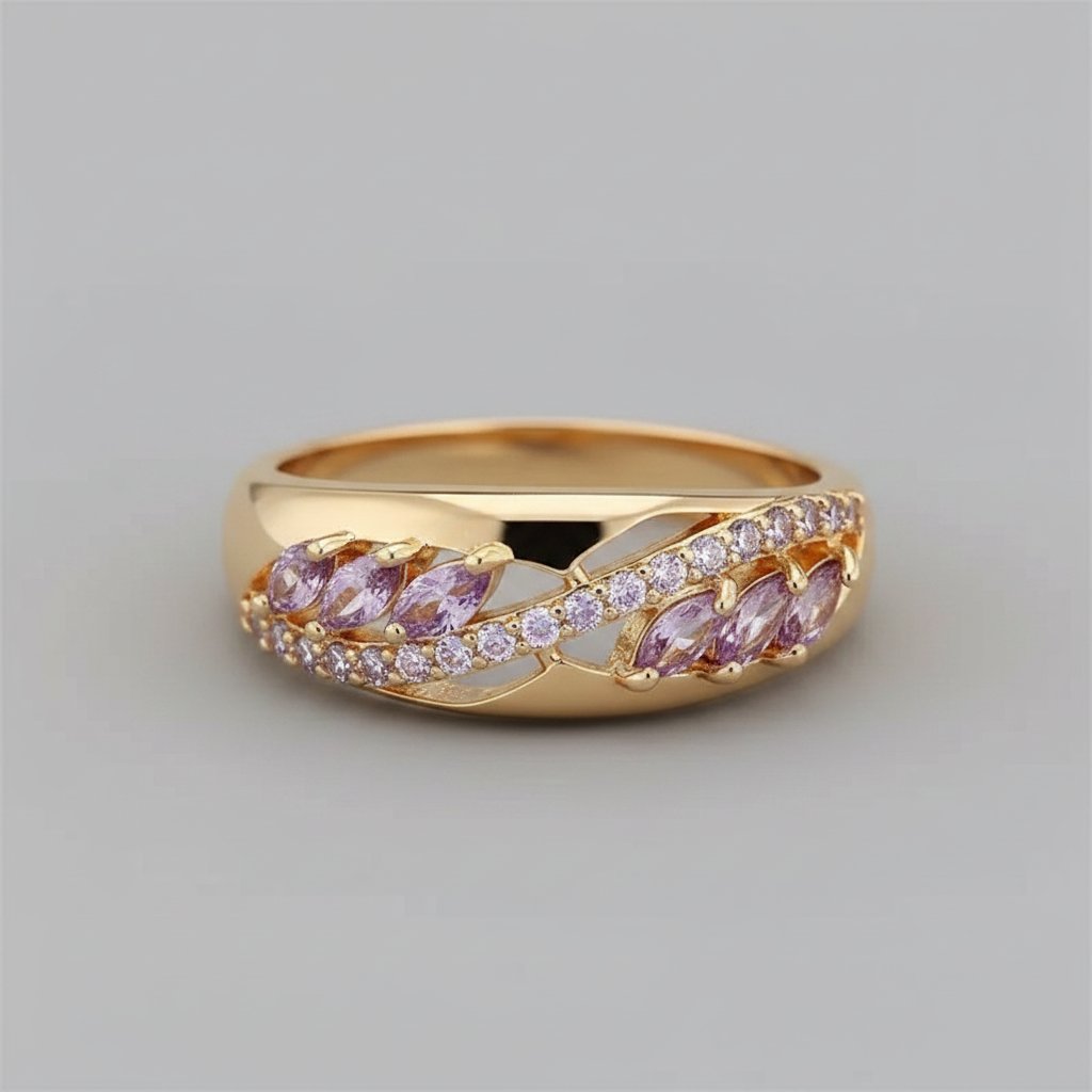 Marguerite-zirkonia-ring
