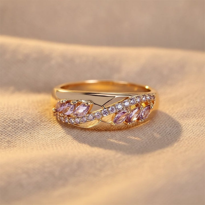 Marguerite-zirkonia-ring