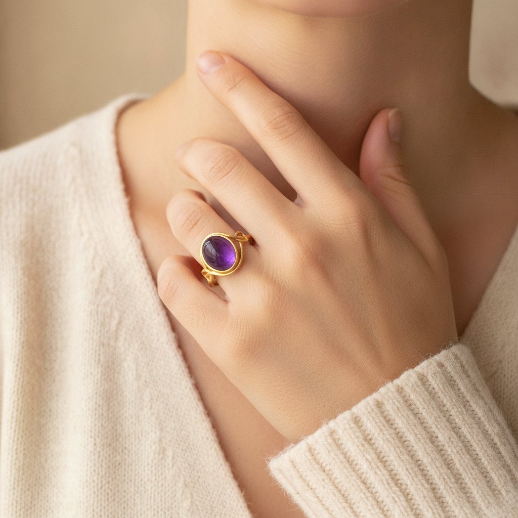 Verena Amethyst Ring