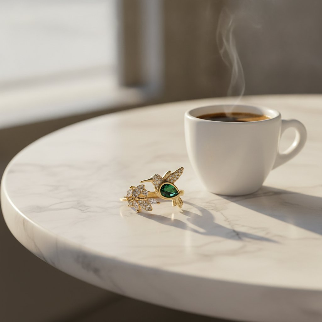 Juliette Emerald Ring