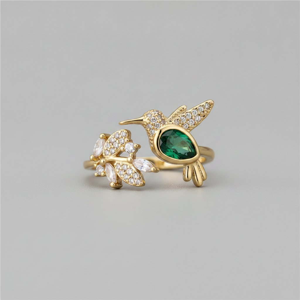Bague Juliette en émeraude