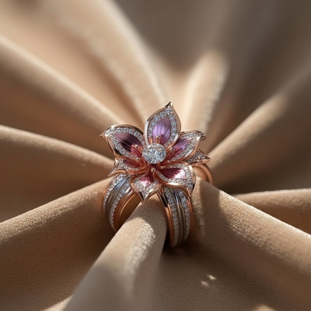 Anello in cristallo Halcyon