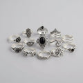Parure de bijoux en argent Ondine