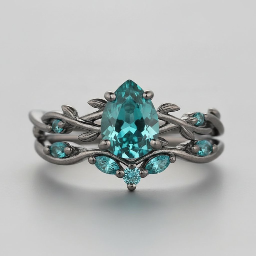Anello Verena con smeraldo