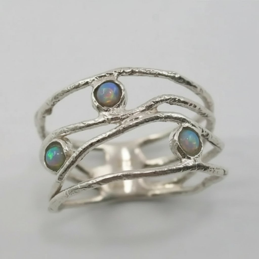 Anello in opale Thessaly