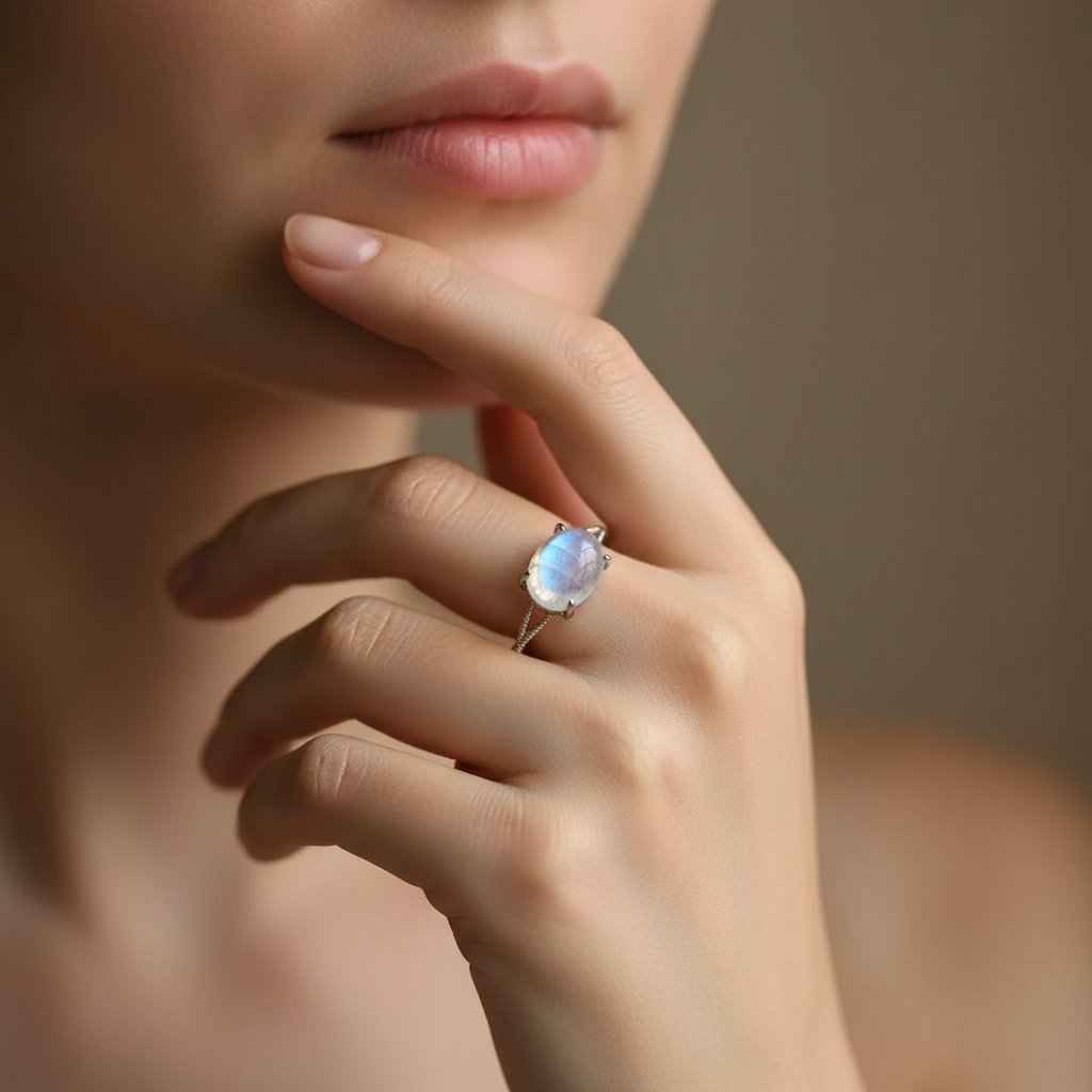 Solene Moonstone Ring