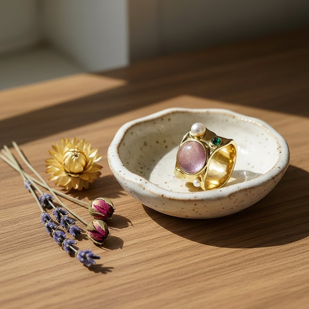 Soleil Pearl Ring