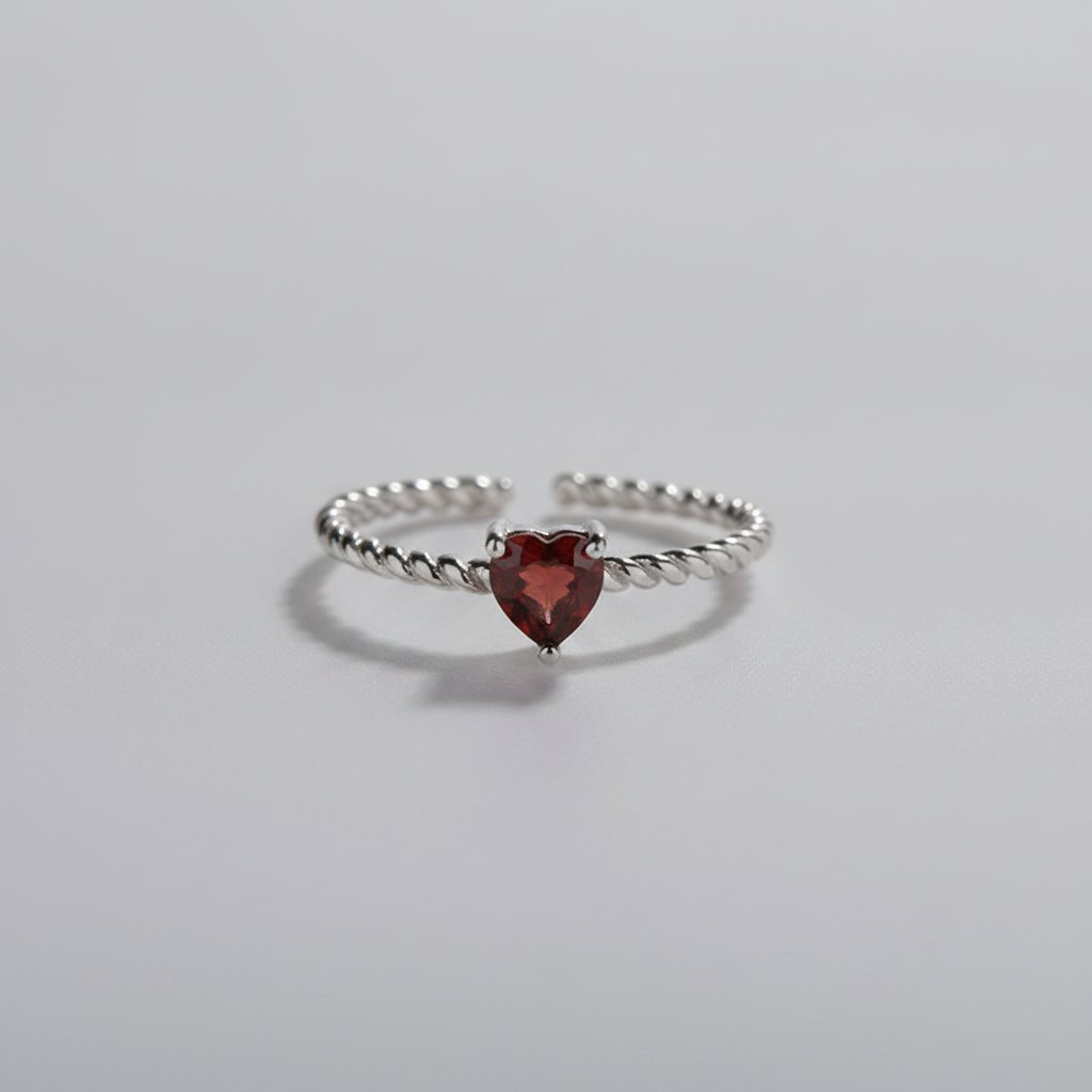 Xanthe Garnet Ring