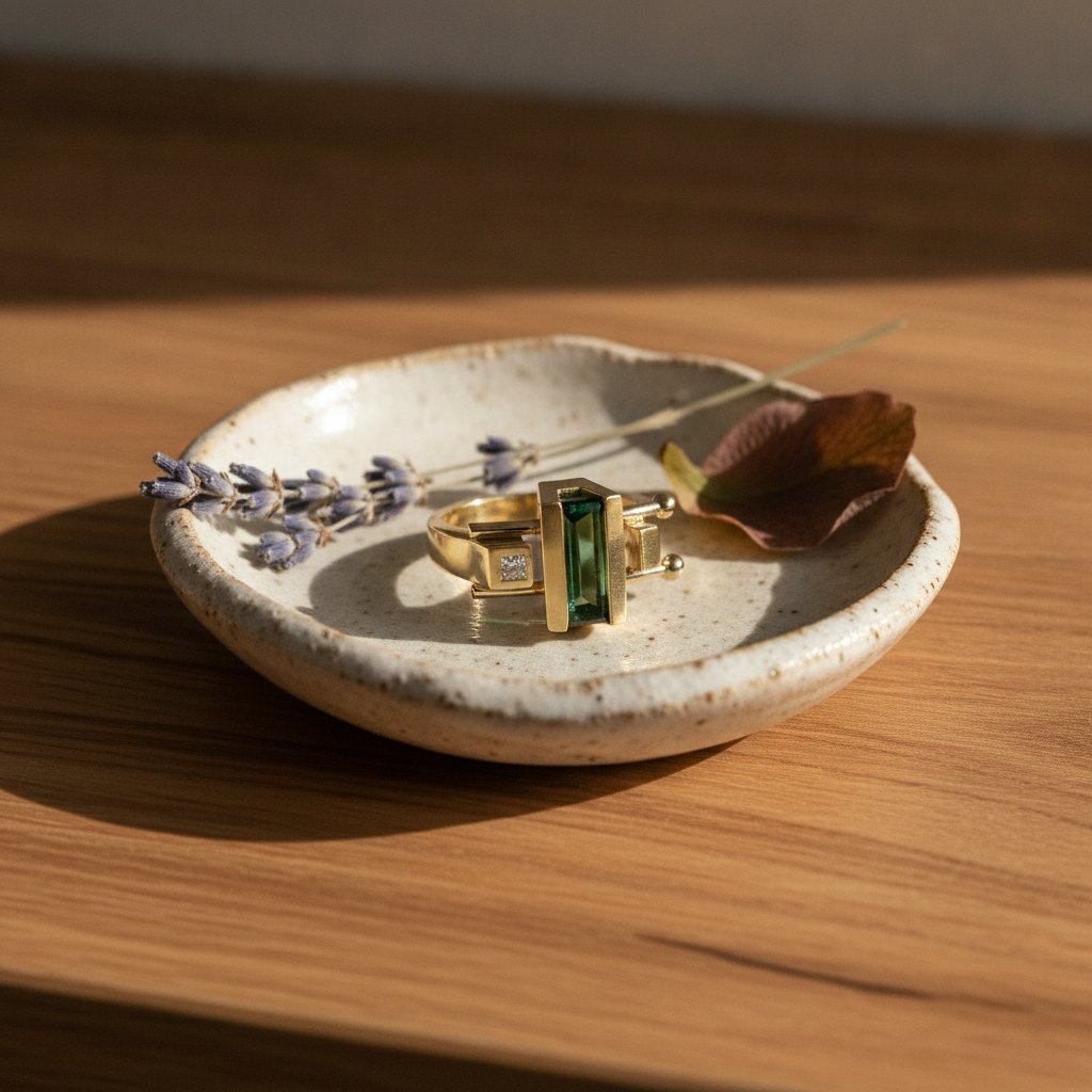 Greta Emerald Ring