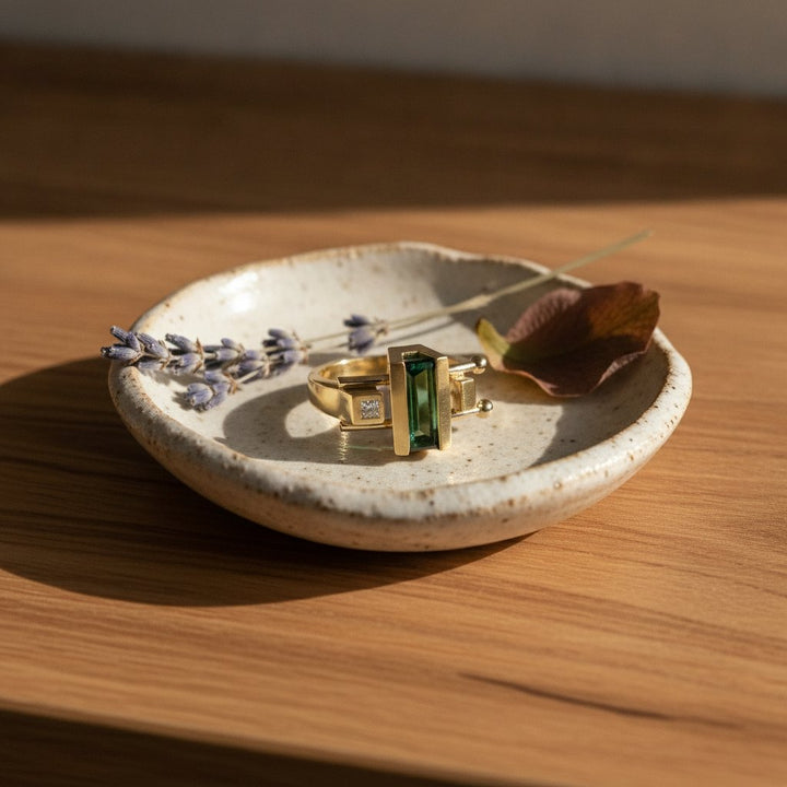 Greta Emerald Ring