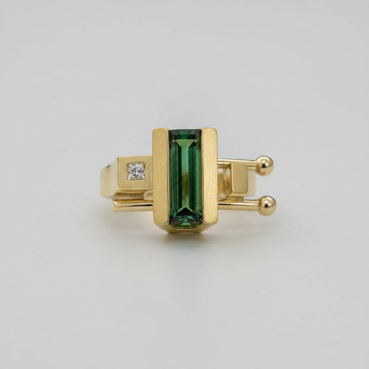 Greta Emerald Ring