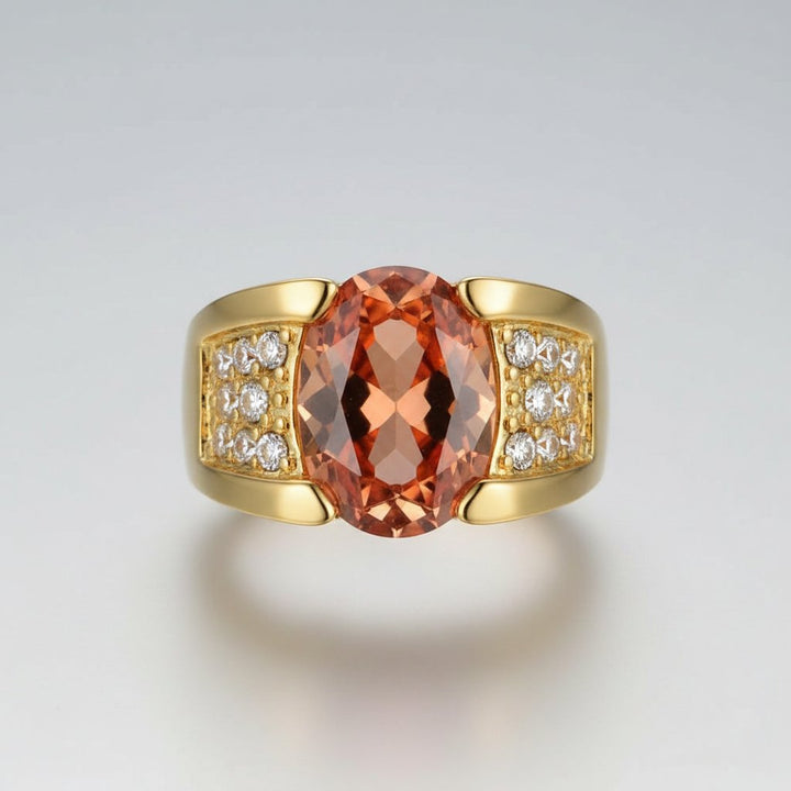 Halcyon Citrine Ring