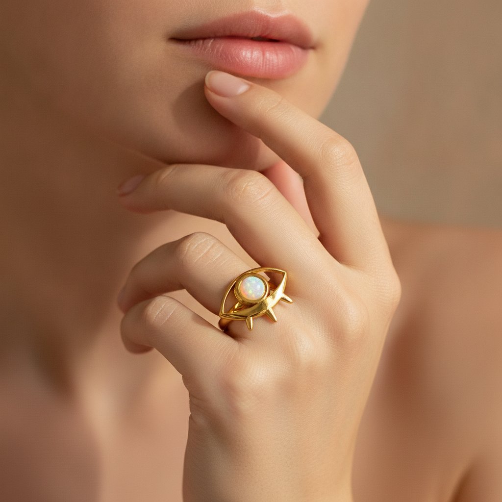 Bague Quilla dorée