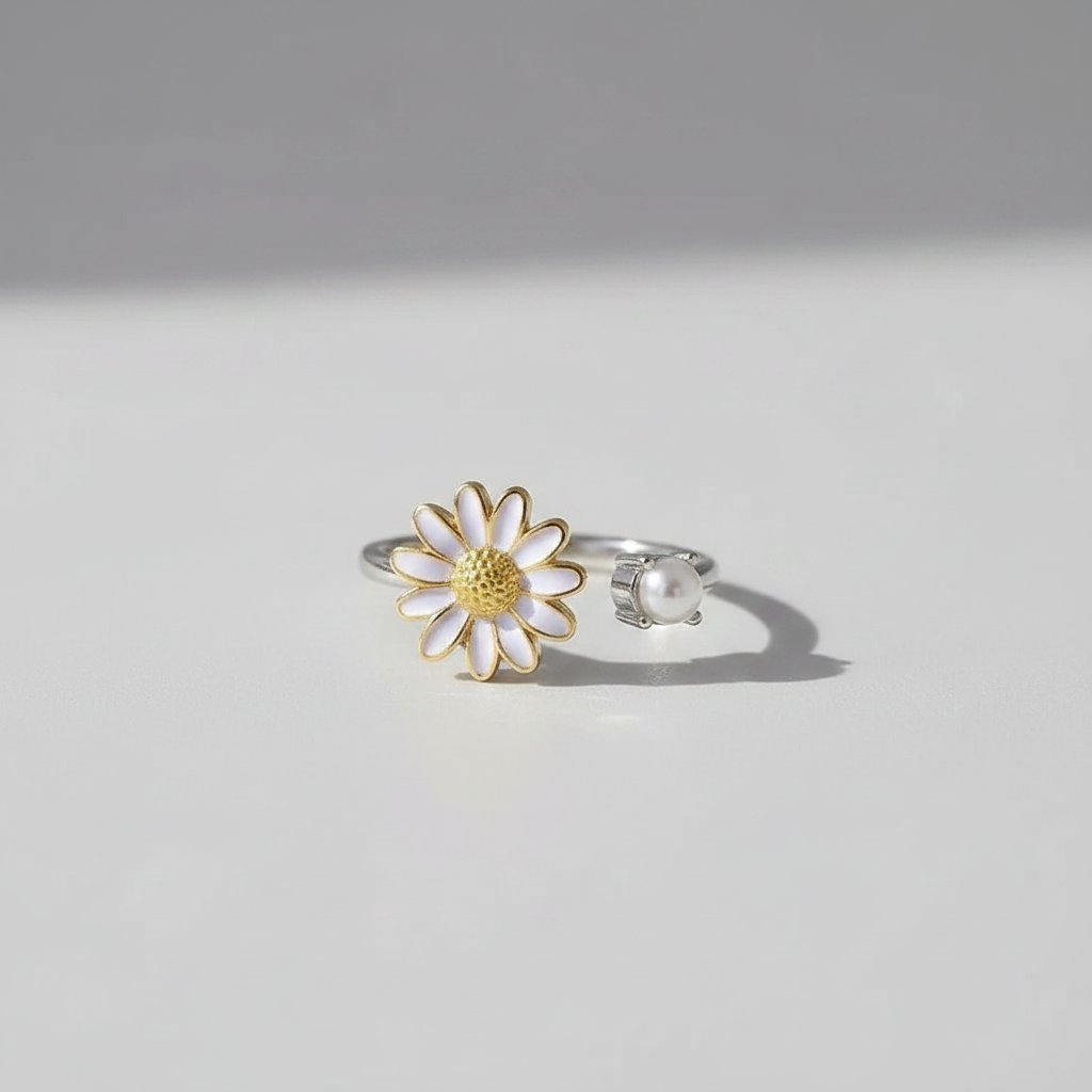 Bague Marguerite en perles