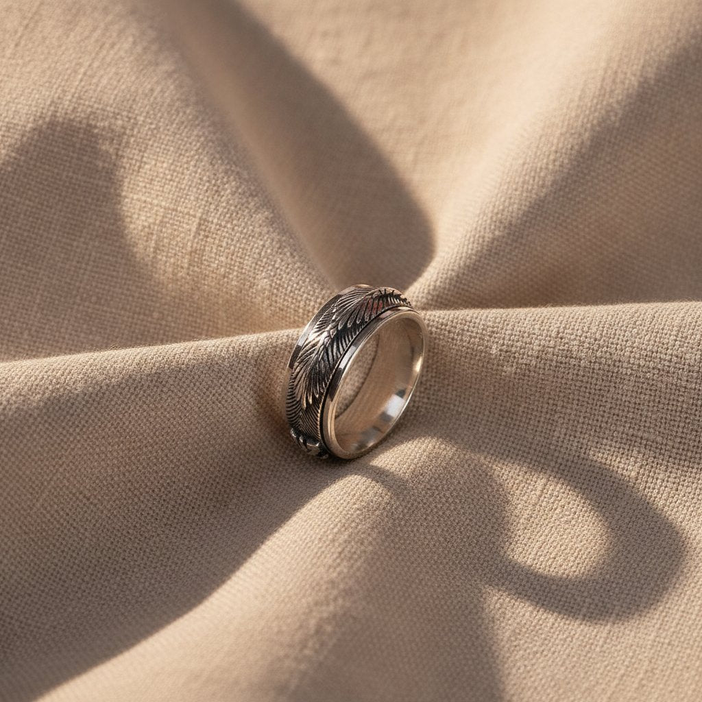 Celestine Silver Ring