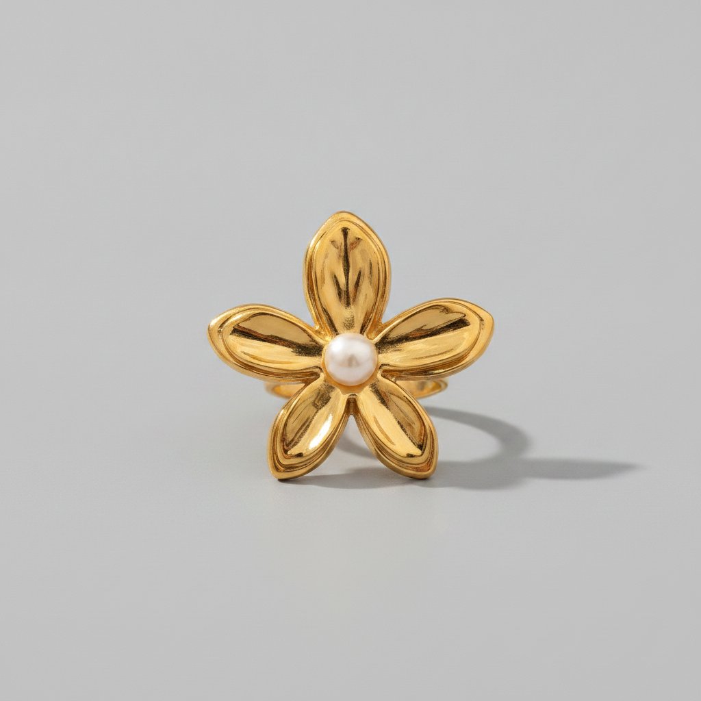 Celestine Pearl Ring