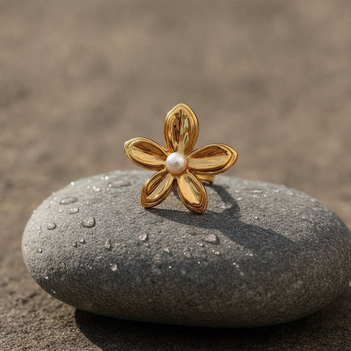 Celestine Pearl Ring