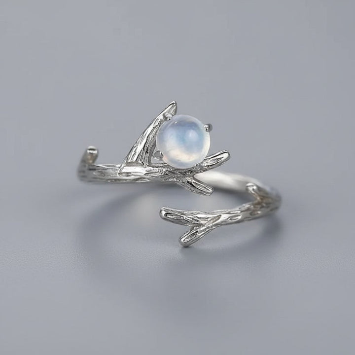 Bague Vionnet en pierre de lune