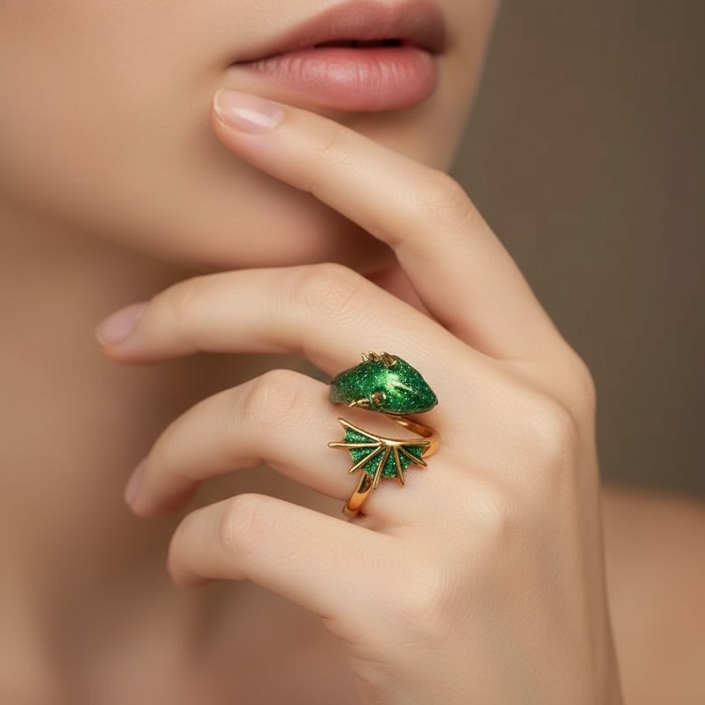 Anello Iliana con smeraldo