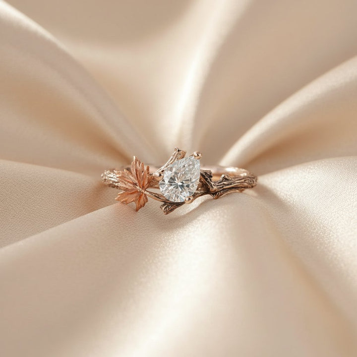 Bague Kira en moissanite