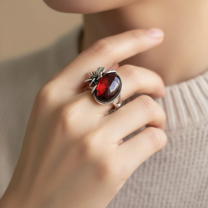 Lune Ruby Ring