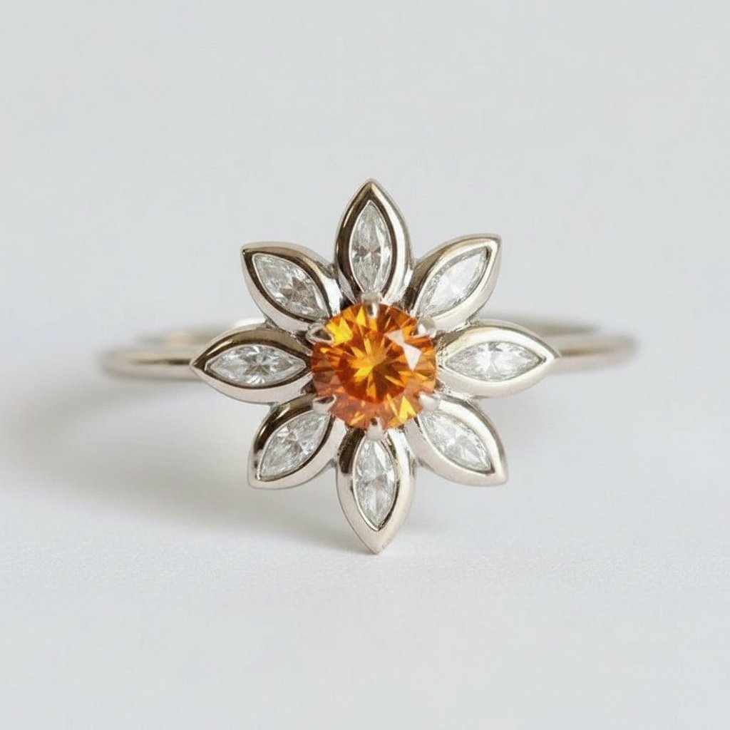 Ximena Citrine Ring