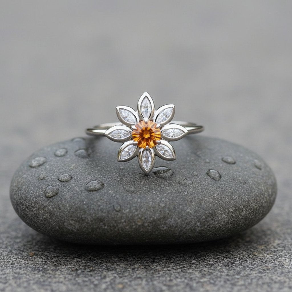 Ximena Citrine Ring