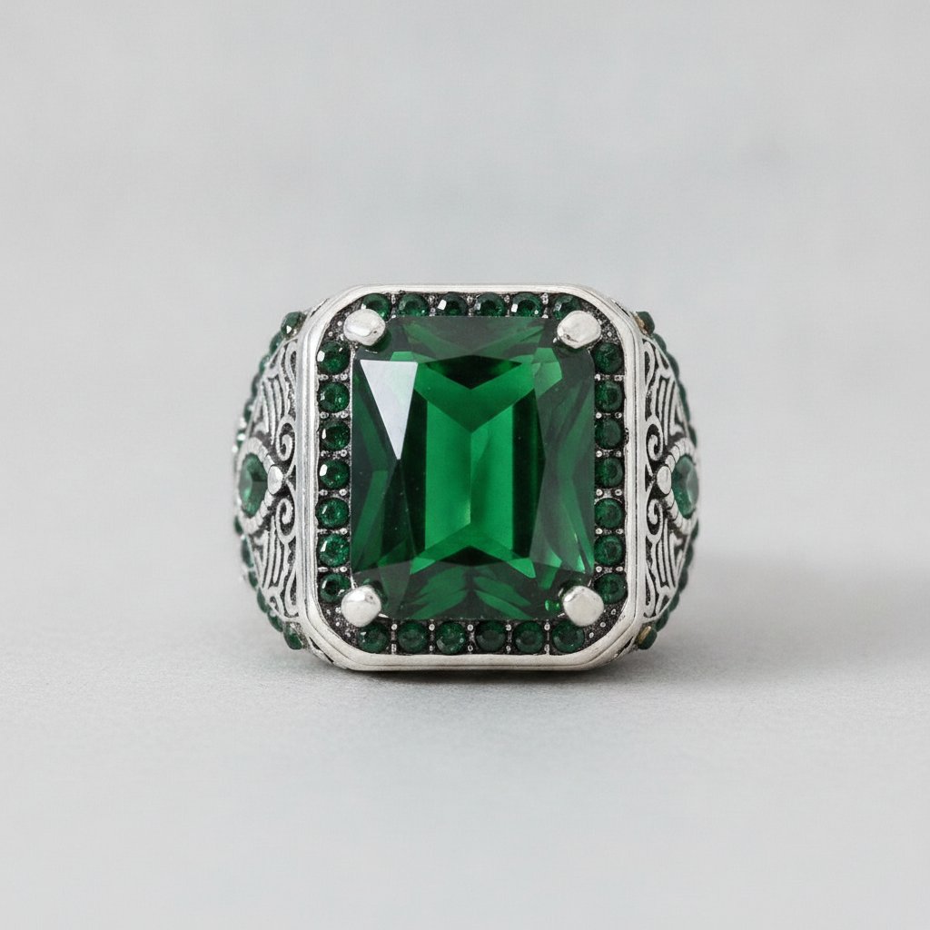 Bague Amara en émeraude