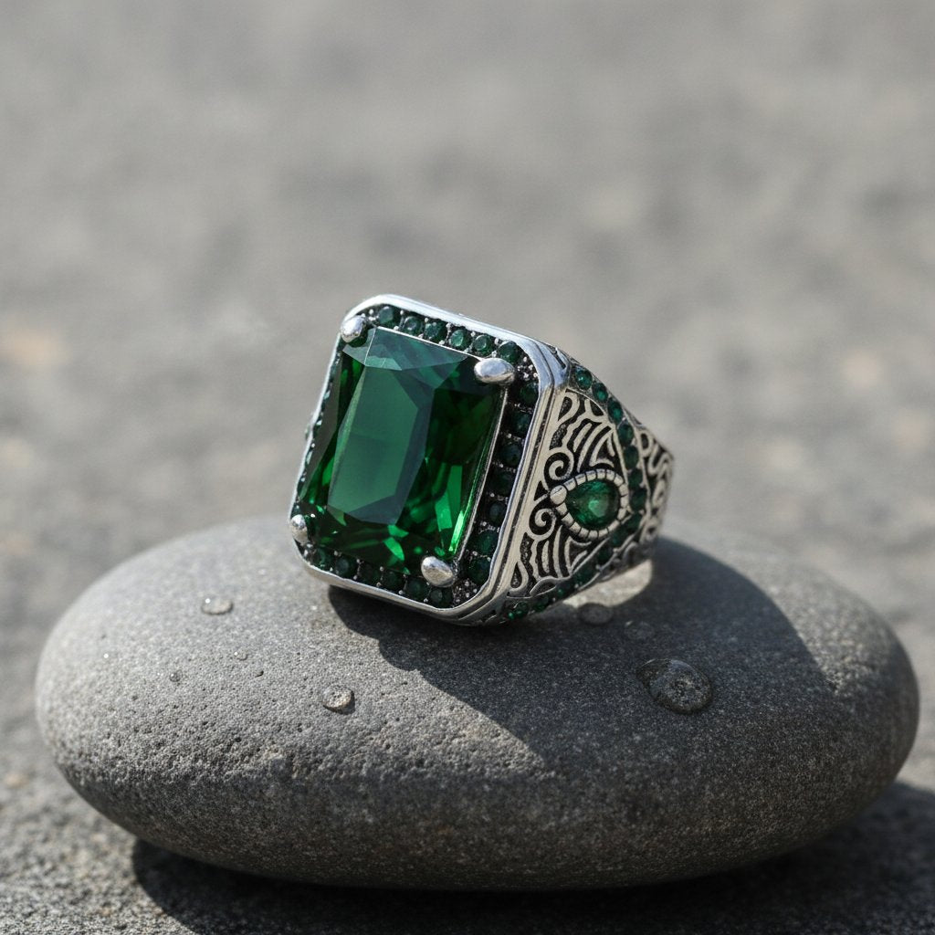 Bague Amara en émeraude
