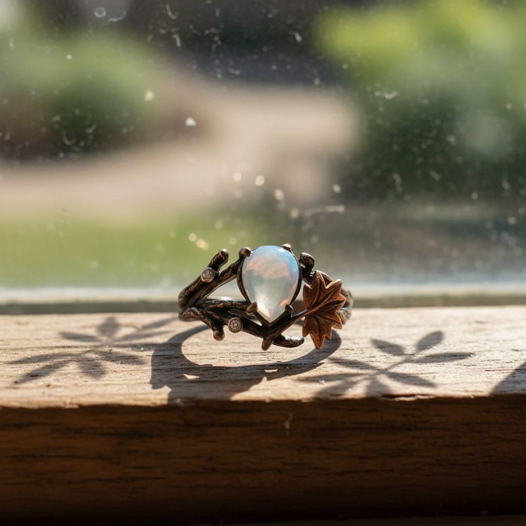 Perle Moonstone Ring
