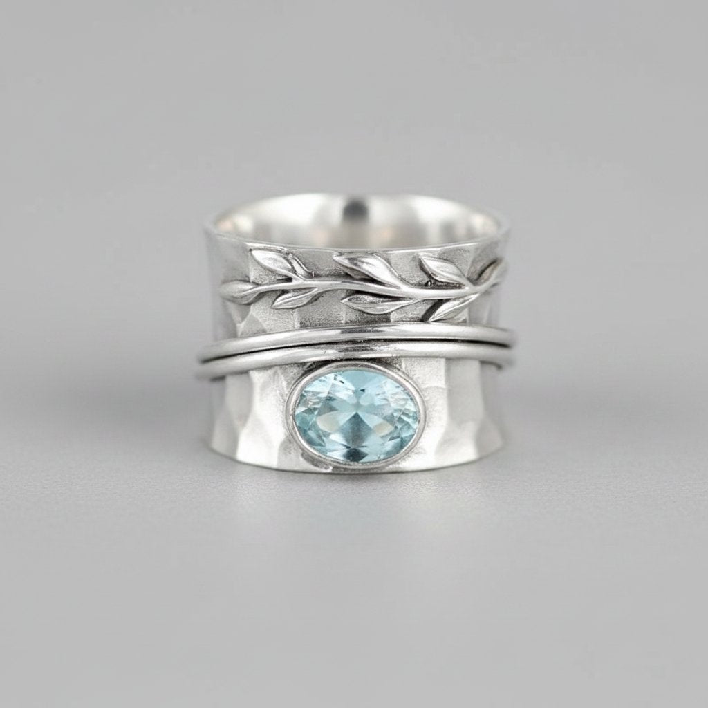 Aurelie Aquamarine Ring