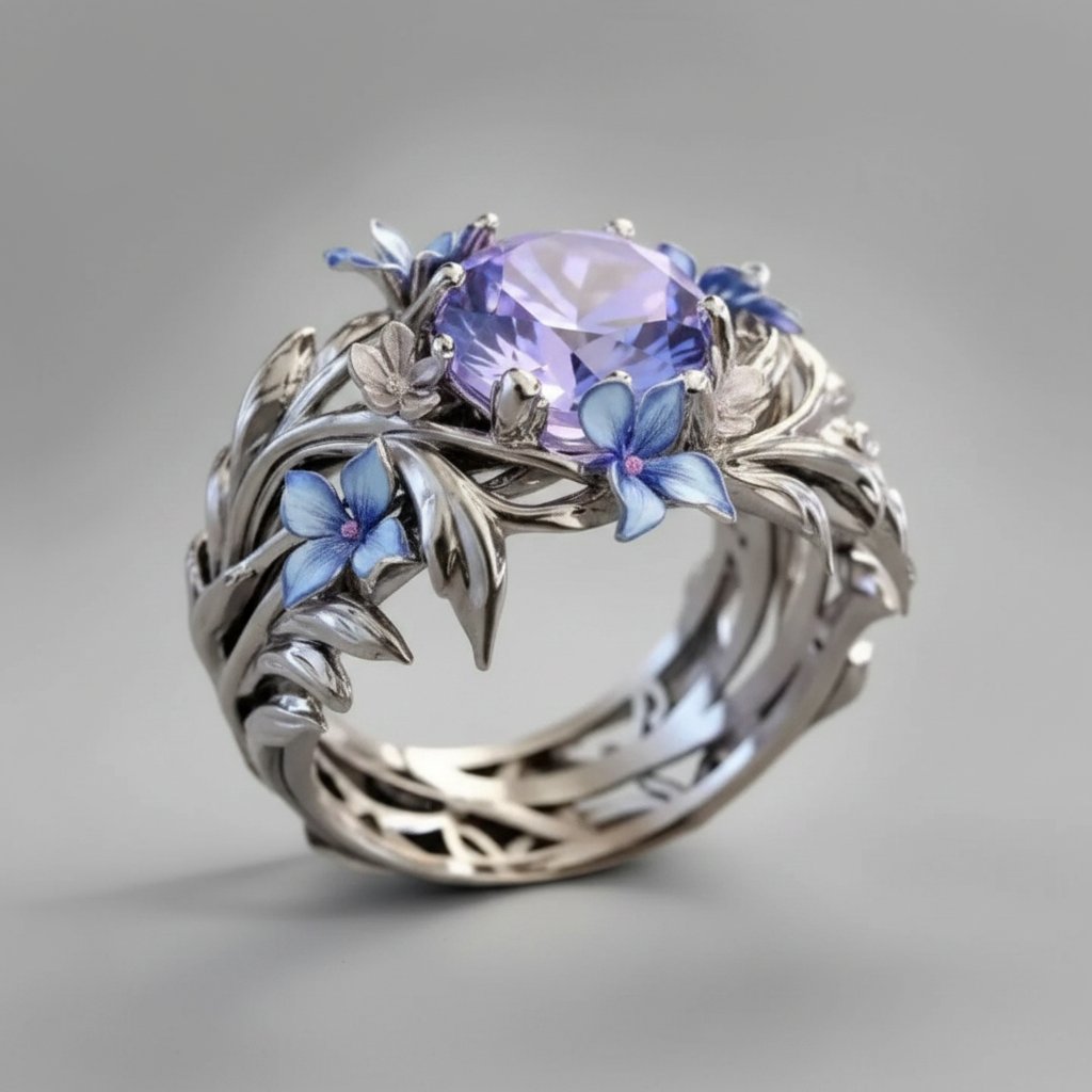 Solene Amethyst Ring