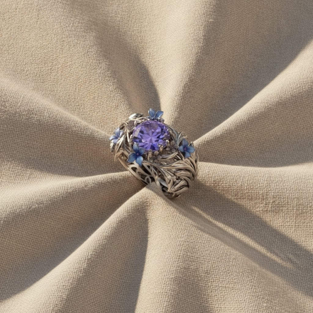 Solene Amethyst Ring