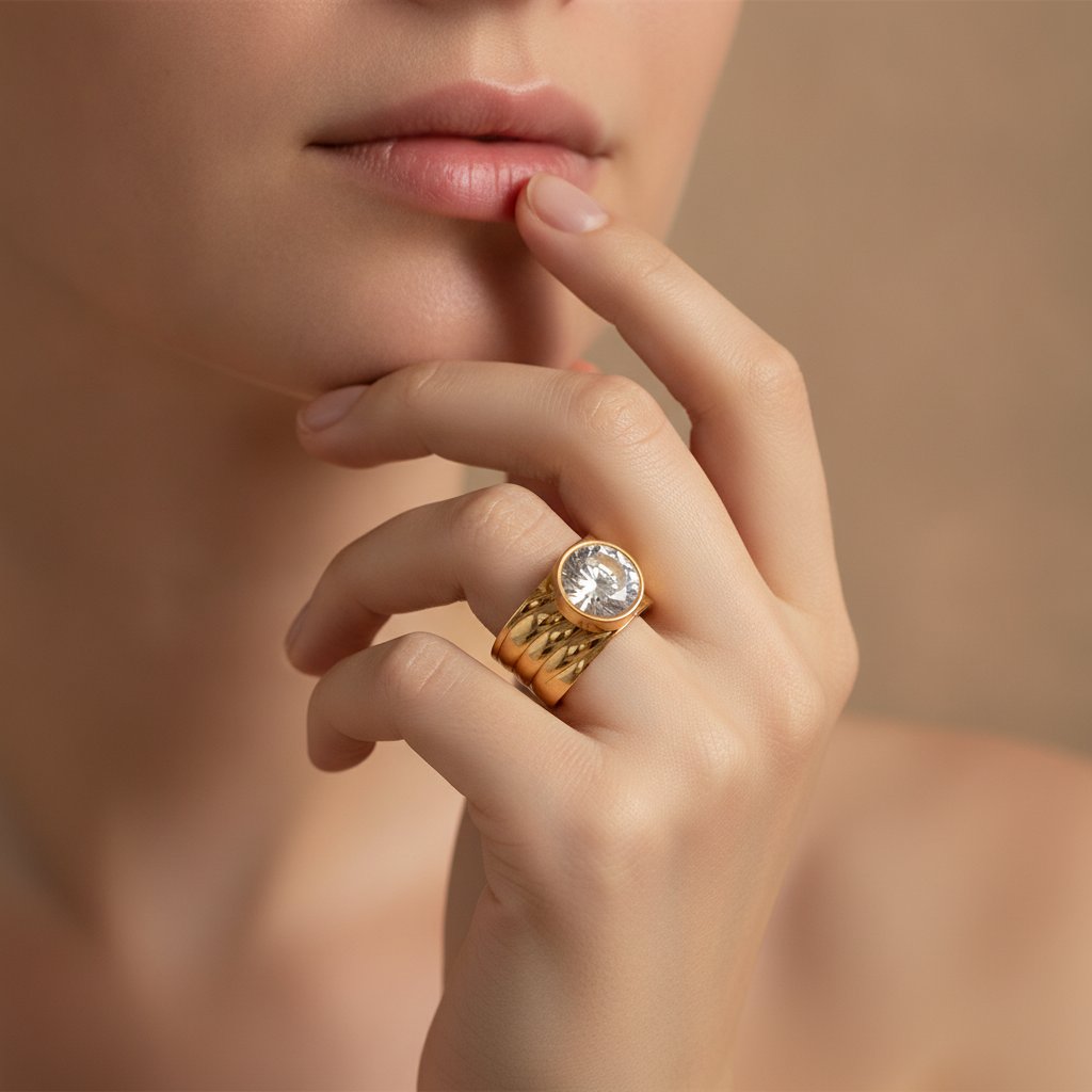Mirabelle Crystal Ring